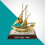 Dhow Trophy with wooden box