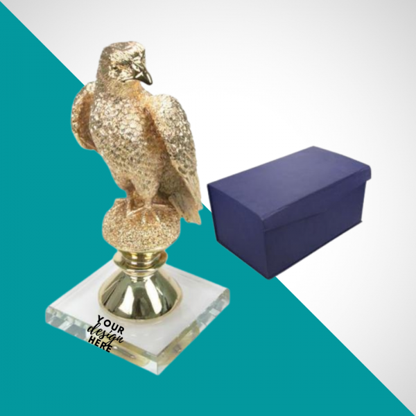 Golden Coated with Falcon with Box